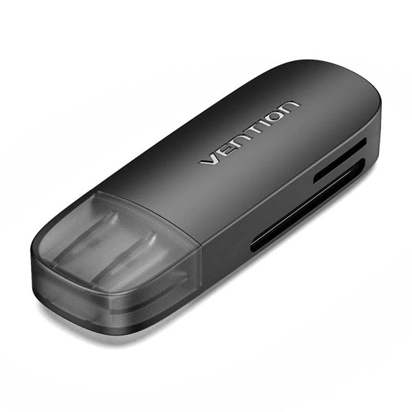 Картридер Vention 2-в-1 USB 3.0 A (SD+TF)