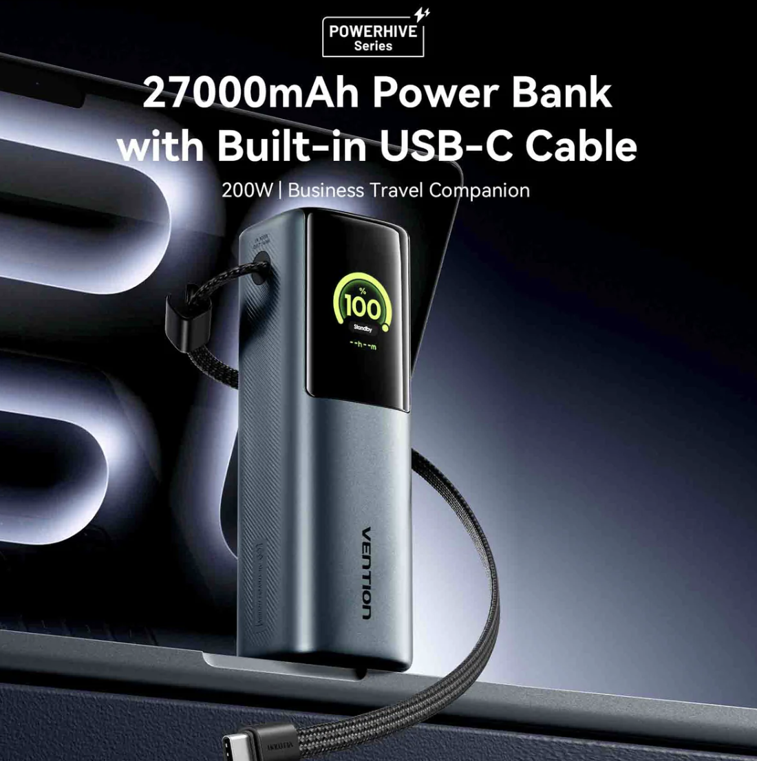 Power Bank Vention 27000mAh 200W — изображение 3