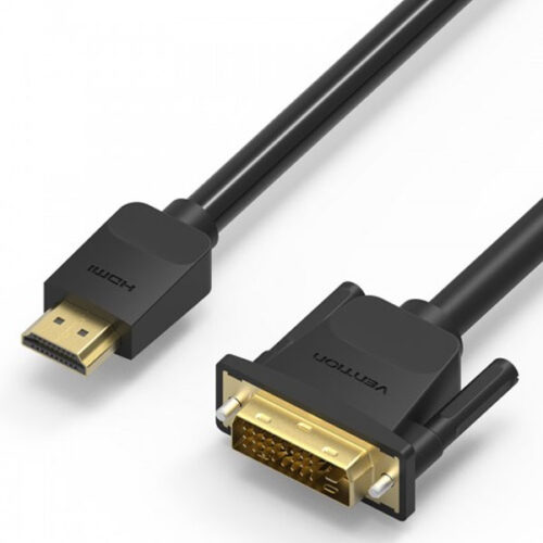 Кабель (переходник) Vention HDMI 19M/DVI-D Dual link 25M