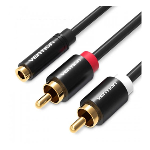 Кабель Vention Jack 3,5 mm F/2RCA M