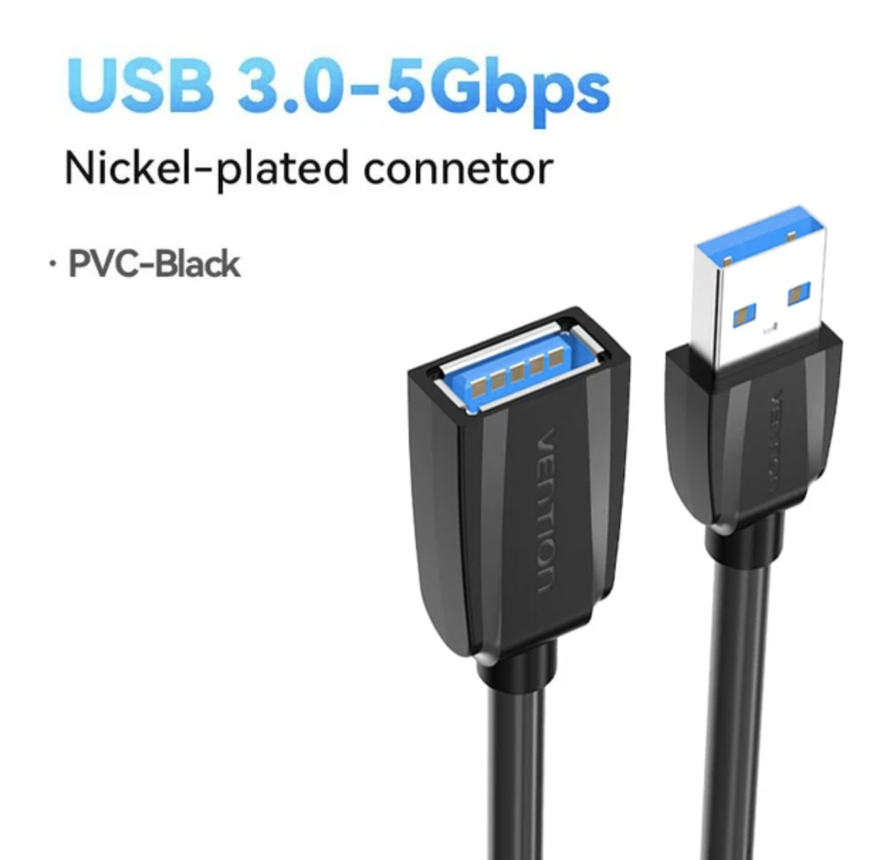 Кабель Vention USB 3.0 AM/AF — изображение 2