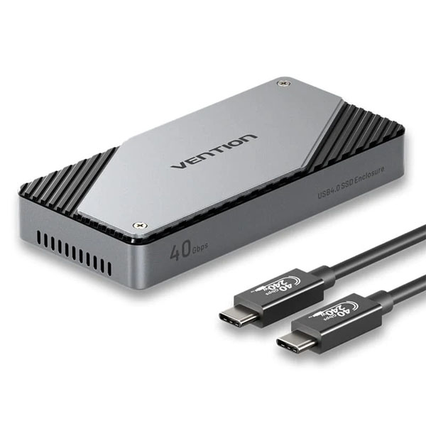 Корпус для SSD Vention USB 4.0 M.2 NVMe (USB 4.0 Type-C)