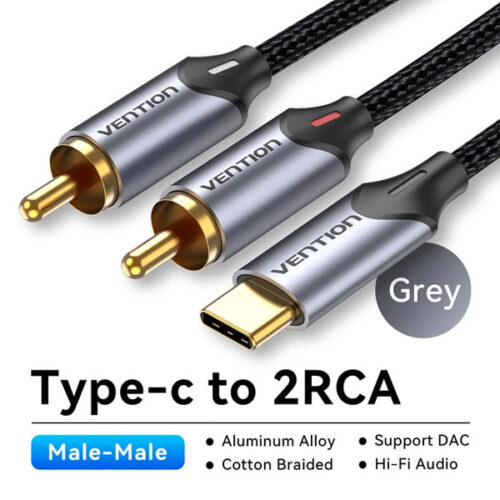 Кабель Vention USB Type-C/2RCA